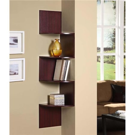 4D Concepts 4D Concepts 99600 Hanging Corner Storage - Cherry 99600